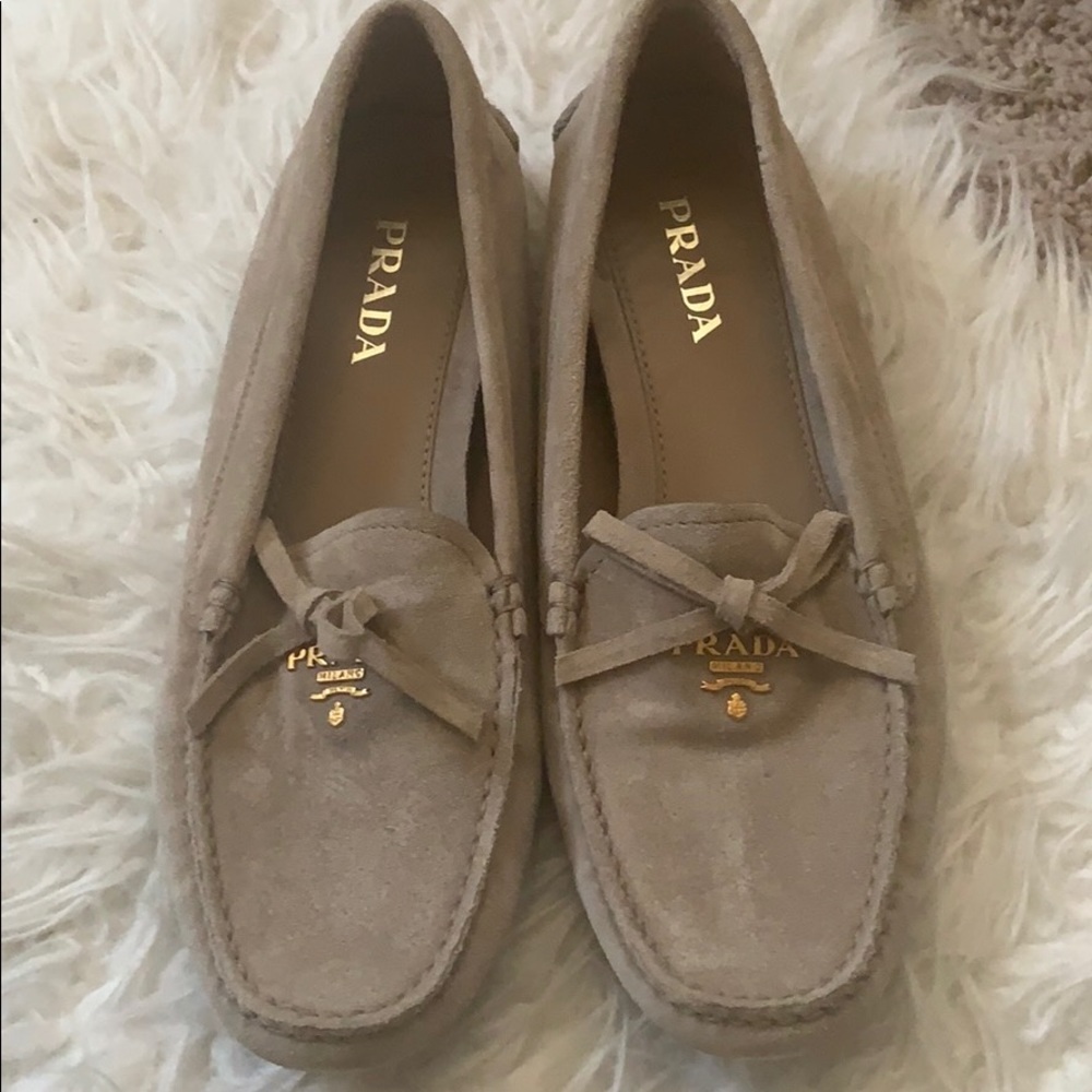 Prada Suede loafers